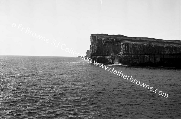 CLIFFS RISING FROM THE SEA